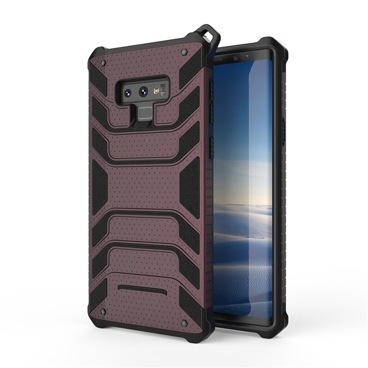 

ANGIBABE Spider Series TPU+PC Hybrid Protection Cover for Samsung Galaxy Note 9 - Wine Red