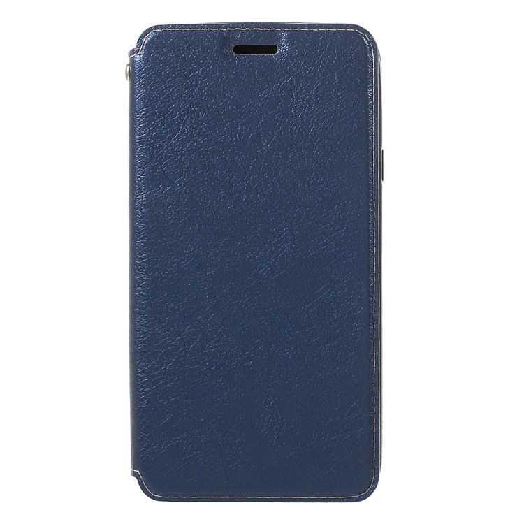 

Авто-поглощенная Кожаная Оболочка Держателя Карты Для Галактики Samsung J4 (2018) - Синий
