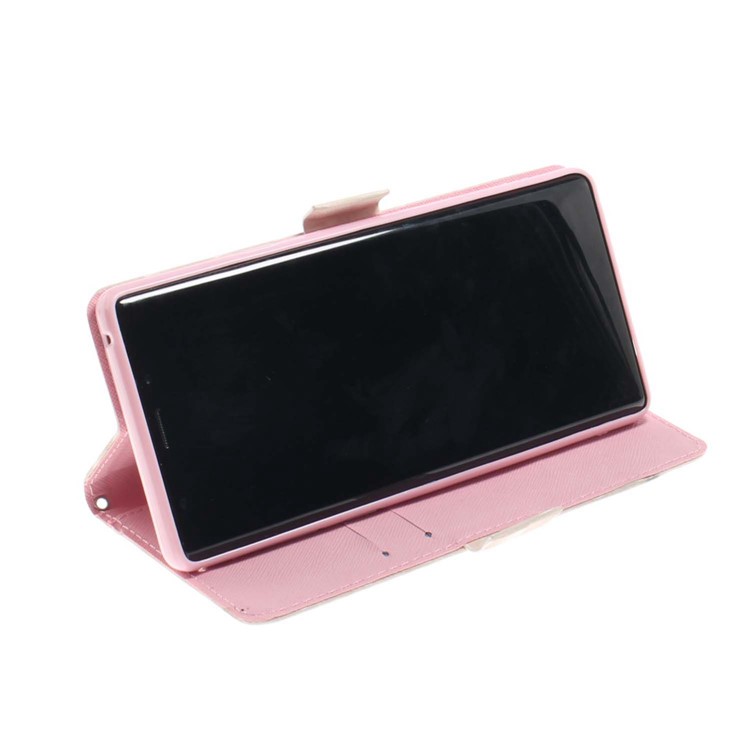 Patterned Wallet Stand Leather Cellphone Cover for Samsung Galaxy Note9 N960 - Hamsters-8
