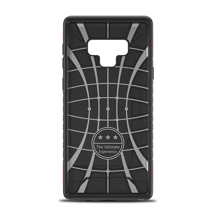 Armor Rugged PC + TPU Hybrid Case with Kickstand for Samsung Galaxy Note9 N960 - Silver-7