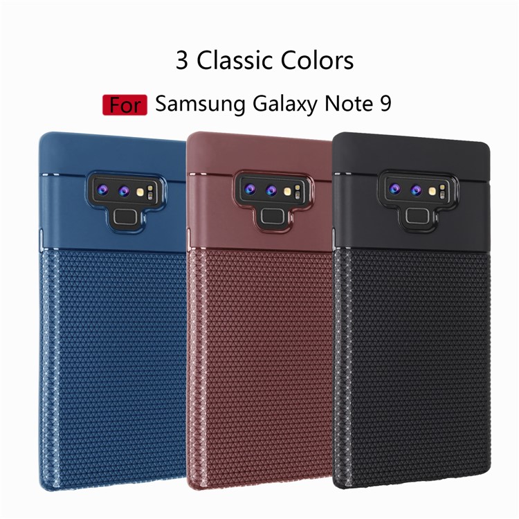 Triangle Pattern TPU Back Case for Samsung Galaxy Note9 SM-N960 - Black-8