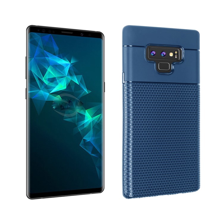 

Треугольник Шаблон Корпус TPU Для Samsung Galaxy Note9 SM-N960 - Темно-синий