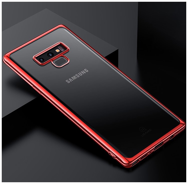 

USAMS US-BH431 Kingdom Series Electroplated TPU Phone Casing for Samsung Galaxy Note9 N960 - Red
