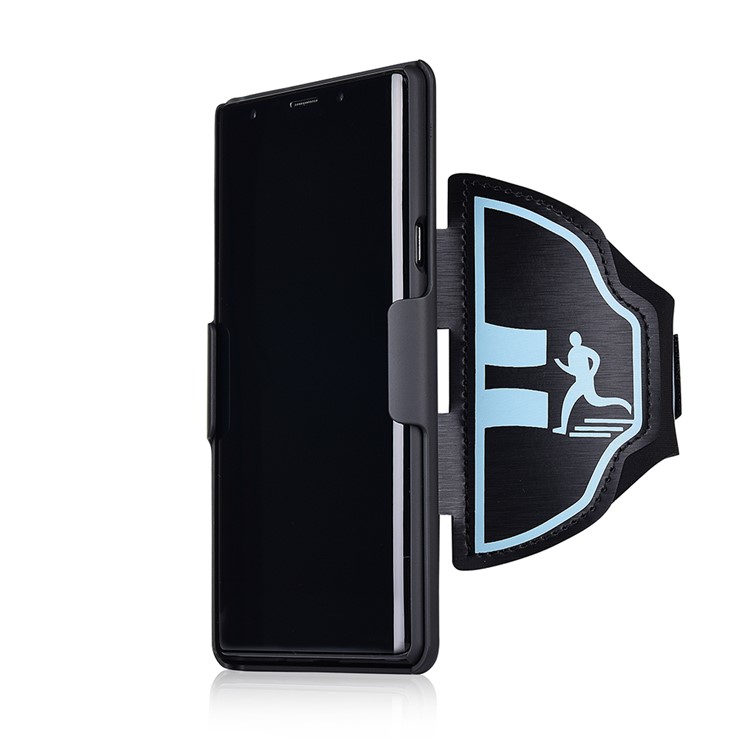 Escudo De Nylon Do Esporte Da Proteção Do PC Do Teste Padrão Do Esporte Com Kickstand Para A Galáxia Note9 N960 De Samsung-4