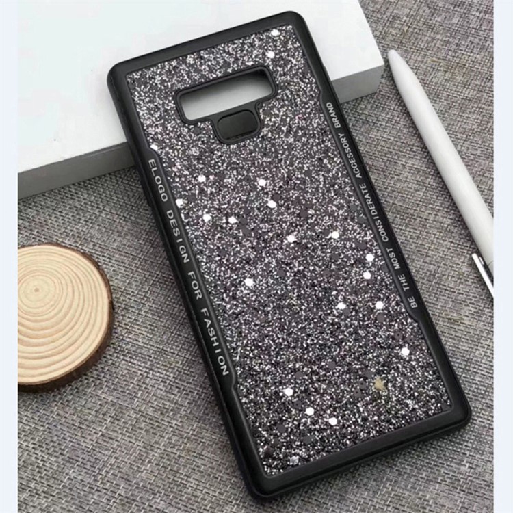 

Glitter Flash Powder Soft TPU Case for Samsung Galaxy Note9 N960 - Black