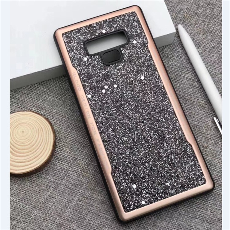 

Glitter Flash Powder Soft TPU Casing for Samsung Galaxy Note9 N960 - Rose Gold
