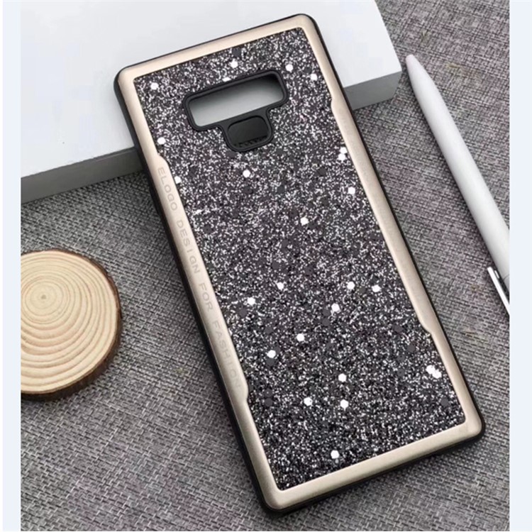 

Glitter Flash Powder Soft TPU Protective Case for Samsung Galaxy Note9 N960 - Gold