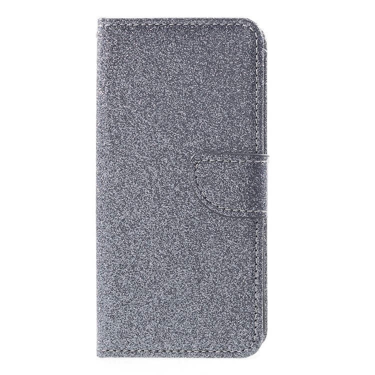 

Glittery Powder Wallet Stand Leather Shell for Samsung Galaxy J6 (2018) - Grey, Galaxy J6 (2018)