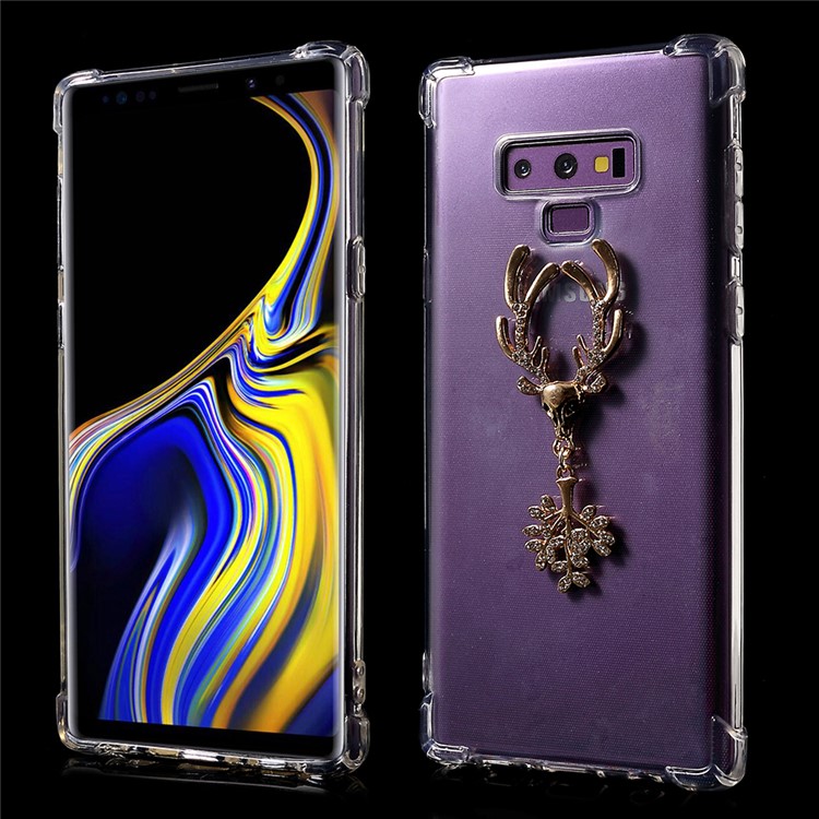 

Diamante Elk Air Cushion Shockproof TPU Phone Case for Samsung Galaxy Note9 N960