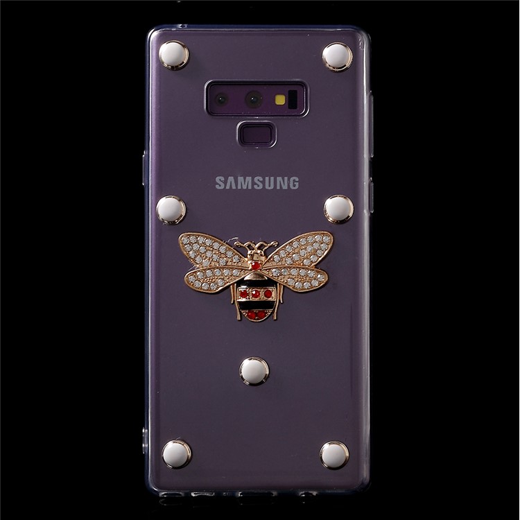 

Acrylic + TPU Hybrid Diamante Phone Casing Shell for Samsung Galaxy Note9 N960 - Bee