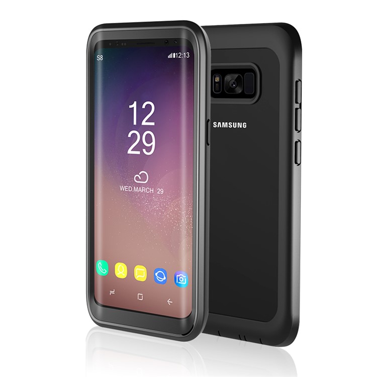 

Full Body Rugged Drop-poof Scratch Resistant Clear TPU Case for Samsung Galaxy S8 G950 with Screen Protector, Galaxy S8
