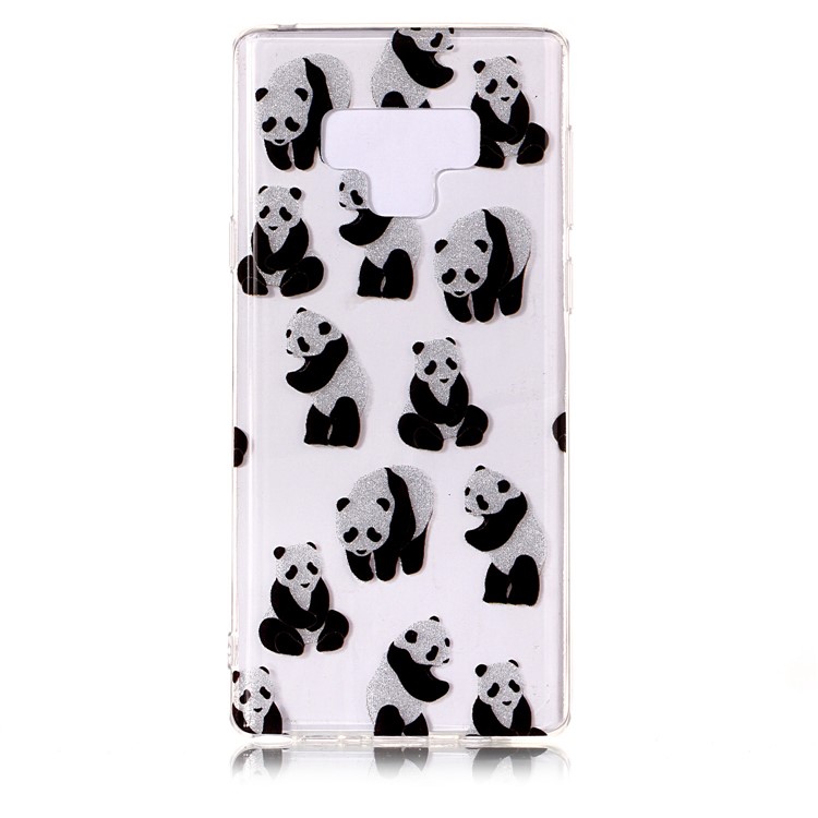 

Patterned Flash Powder TPU Soft Phone Cover for Samsung Galaxy Note9 N960 - Panda