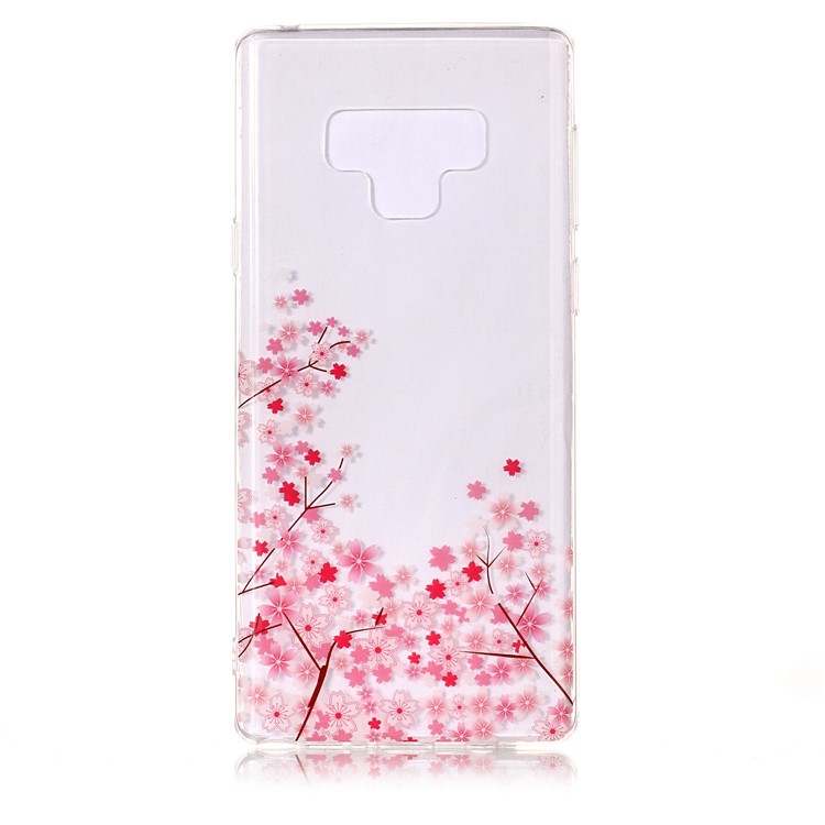 

Pattern Printing IMD TPU Cover for Samsung Galaxy Note9 N960 - Pink Flower