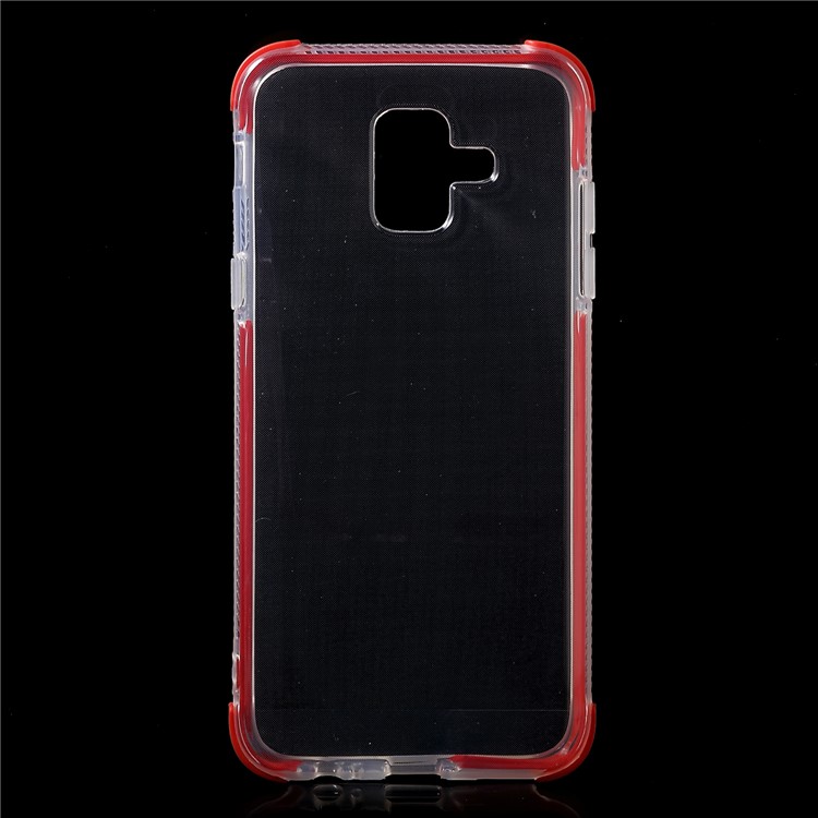 

Bi-color Shock-proof TPU Phone Cover for Samsung Galaxy A6 (2018) - Red
