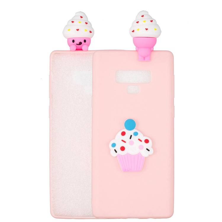 

3D Pattern Soft TPU Phone Lightweight Cover Case for Samsung Galaxy Note9 N960 - Ice Cream