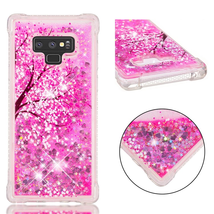 

Glitter Powder Quicksand Shockproof TPU Case for Samsung Galaxy Note9 N960 - Tree