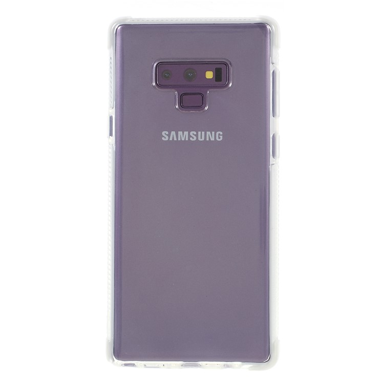 

Bi-color Shock-proof TPU Back Cover Shell for Samsung Galaxy Note9 N960 - Transparent