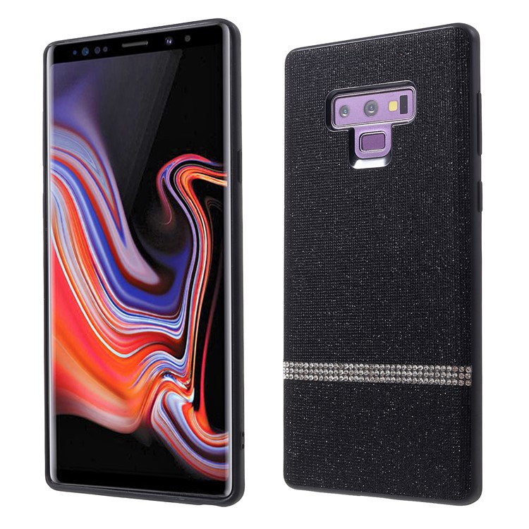 

SULADA Блестящая Звезда Серии Rhinestone Украшения ТПУ Телефон Оболочки Для Samsung Галактики Note9 N960 - Черный, Galaxy Note9