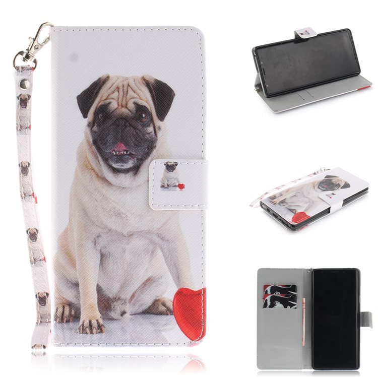 

Pattern Printing Wallet Leather Stand Case for Samsung Galaxy Note9 N960 - Dog Pattern