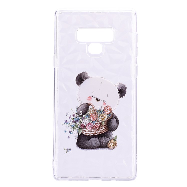 

Pattern Printing 3D Diamond Texture TPU Shell for Samsung Galaxy Note9 N960 - Cute Bear
