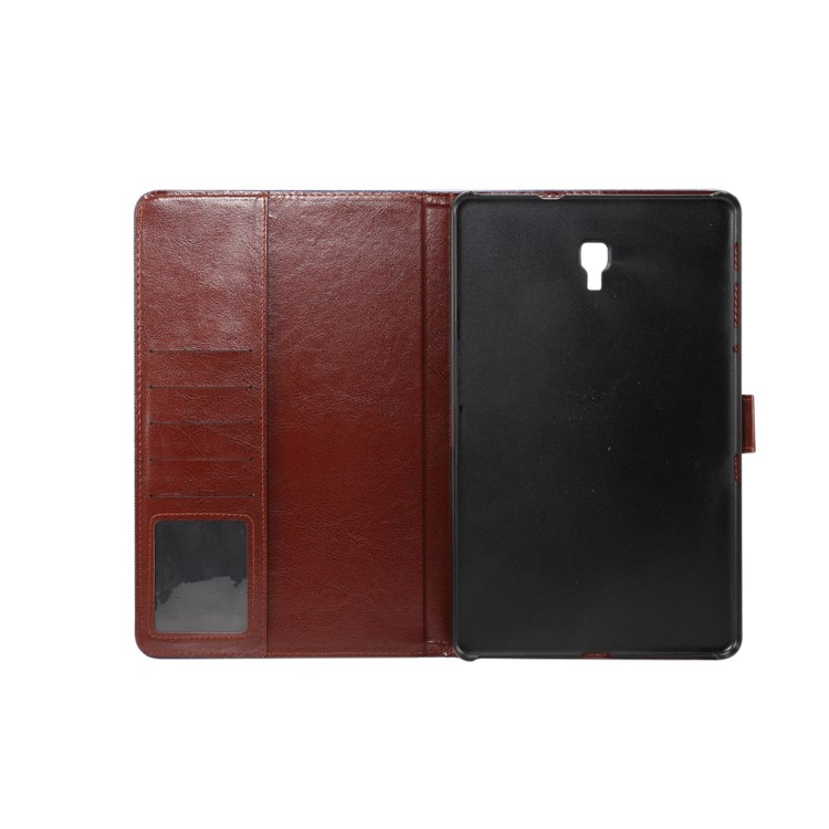 Jeans Cloth Texture Wallet Stand Leather Flip Case for Samsung Galaxy Tab A 10.5 (2018) T590 T595 - Black Blue-4