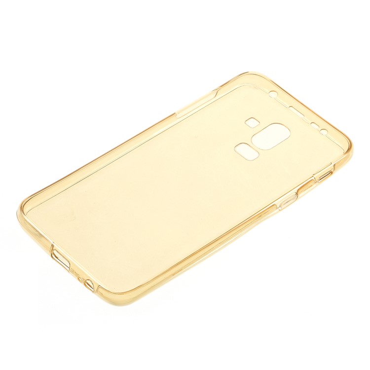 

Две Части Передняя + Задняя Крышка Корпуса Корпуса TPU Для Галактики Samsung J8 (2018) - Золото, Galaxy J8 (2018)