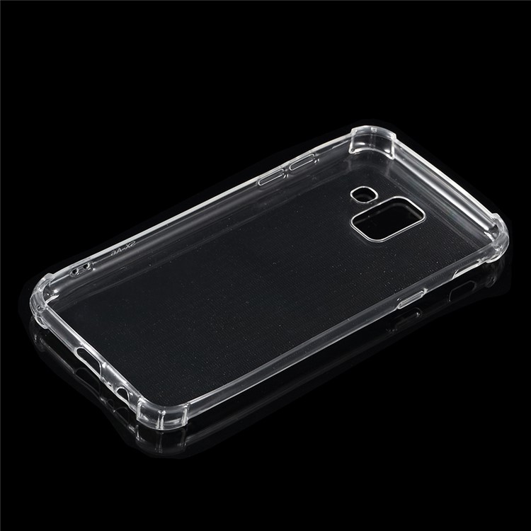 100PCS/Pack Shockproof Crystal Clear TPU Drop Protection Case for Samsung Galaxy A6 (2018)-3