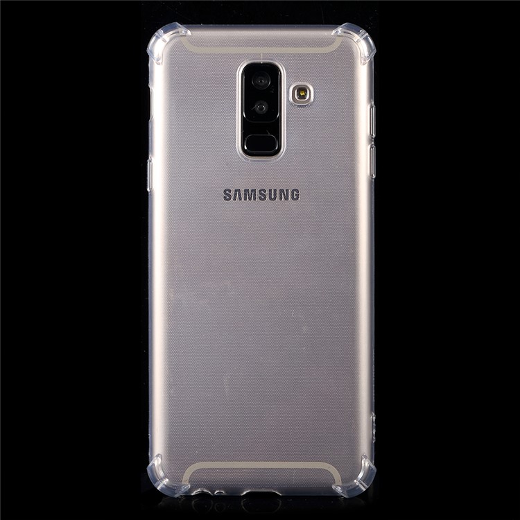 100PCS/Pack Shockproof Crystal Clear TPU Drop Protection Case for Samsung Galaxy A6+ (2018)-2