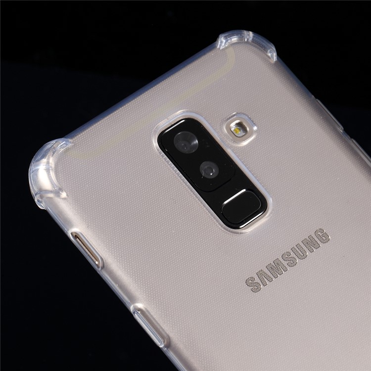 100PCS/Pack Shockproof Crystal Clear TPU Drop Protection Case for Samsung Galaxy A6+ (2018)-5