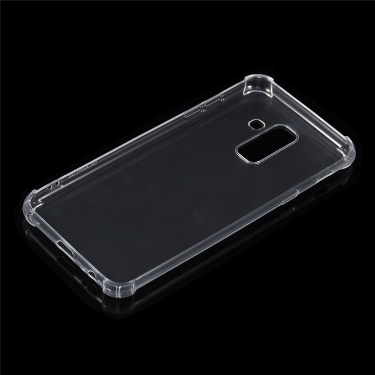 100PCS/Pack Shockproof Crystal Clear TPU Drop Protection Case for Samsung Galaxy A6+ (2018)-7