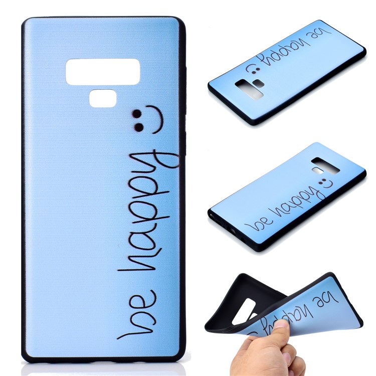 

Шаблон Печати Мягкая Крышка Сотового Телефона TPU Для Samsung Galaxy Note9 N960 - Будь Счастлив