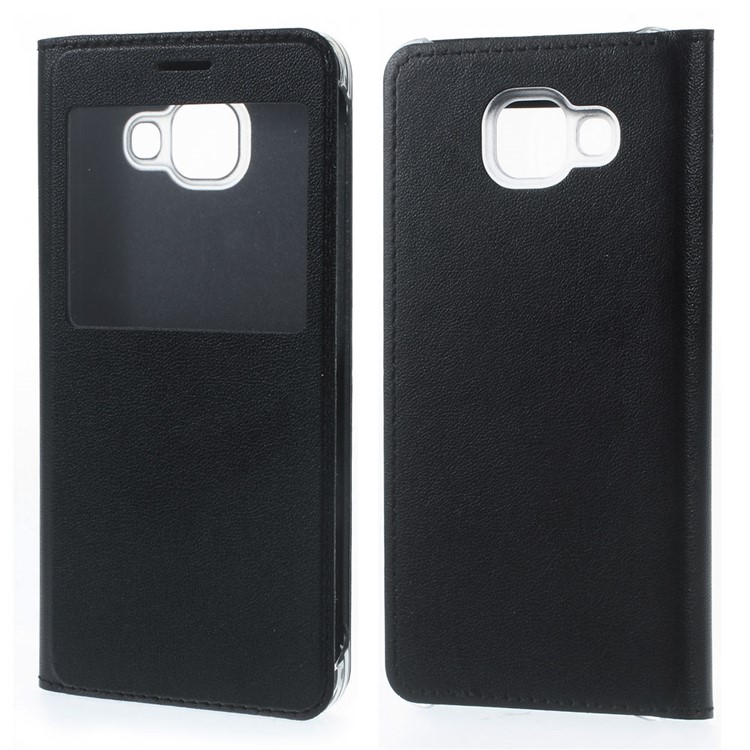 

View Window Leather Case for Samsung Galaxy A3 SM-A310F (2016) - Black
