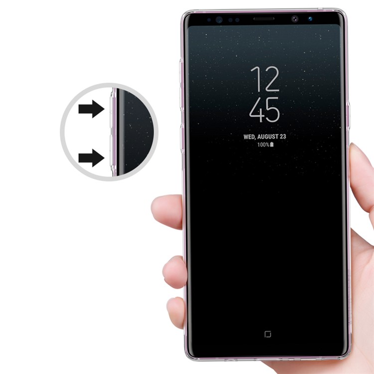 NXE Transparent TPU Protection Mobile Case Accessory for Samsung Galaxy Note9 N960-4