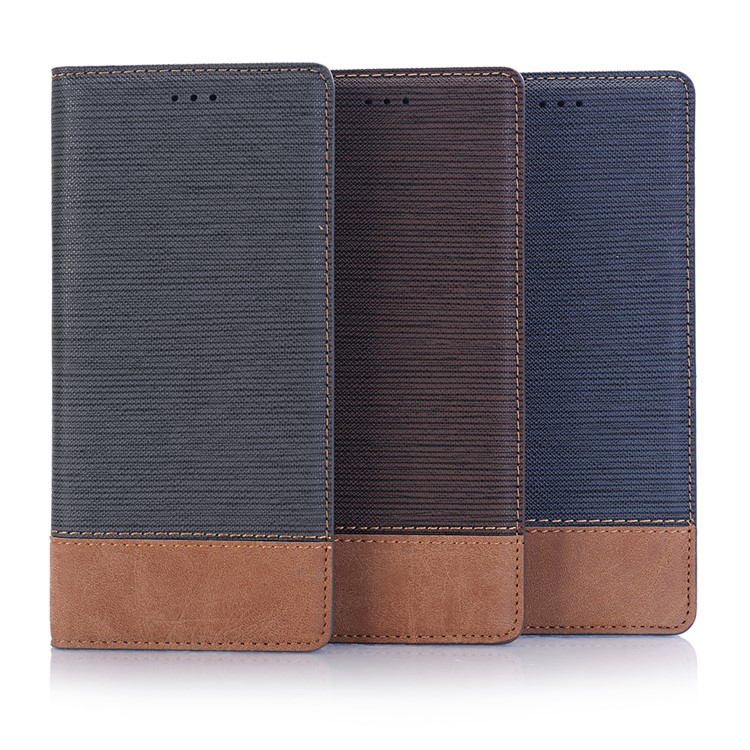 Toothpick Texture Flip Leather Wallet Case with Stand for Samsung Galaxy Note9 N960 - Grey-10