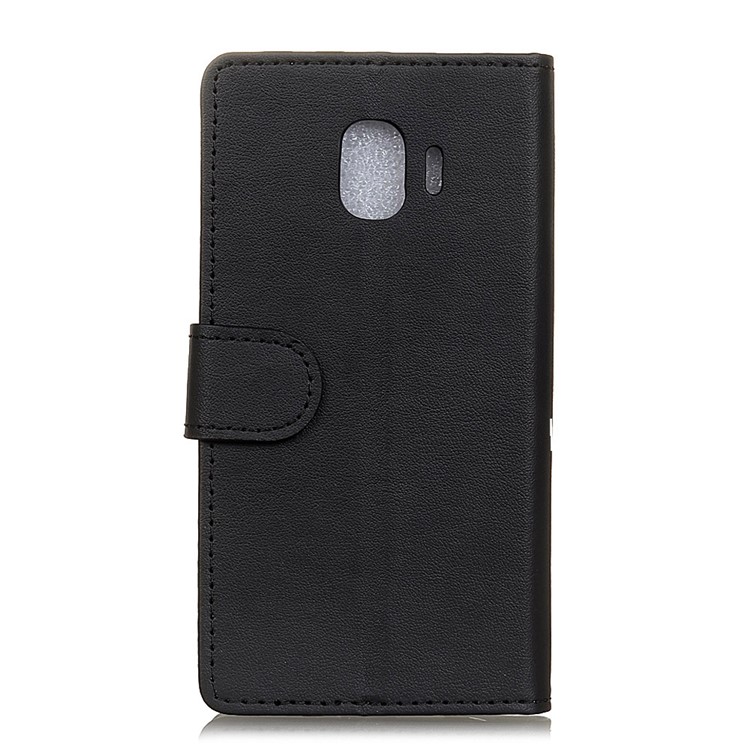 Wallet Leather Stand Case for Samsung Galaxy J2 Core - Black-3