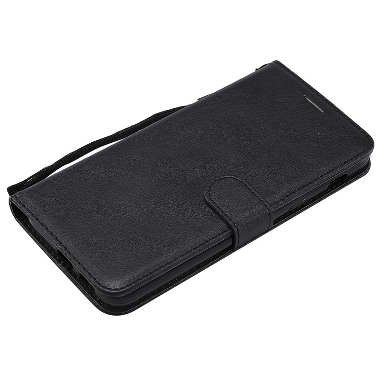 Wallet Leather Stand Case for Samsung Galaxy J8 (2018) - Black-7