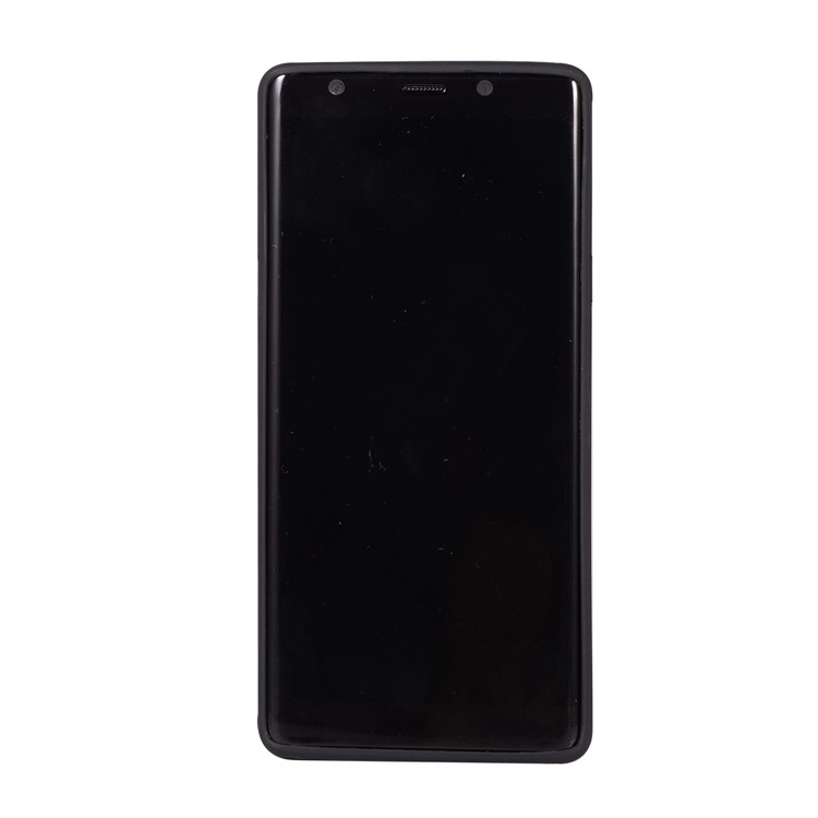 Litchi Skin Soft TPU Protection Case for Samsung Galaxy Note9 N960 - Black-3