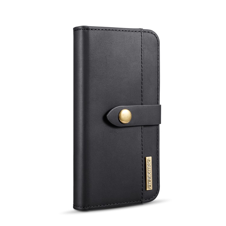 DG.MING Detachable Split Leather Wallet Casing + PC Back 2-in-1 Cover for Samsung Galaxy S7 SM-G930 - Black-2