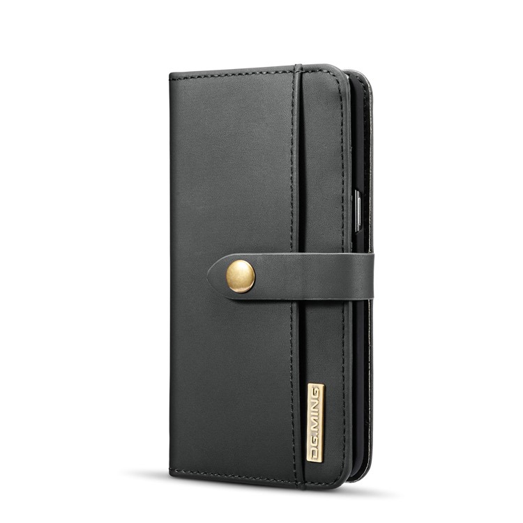 DG.MING for Samsung Galaxy S8 Plus SM-G955 Detachable 2 in 1 Split Leather Wallet Mobile Casing - Black-5