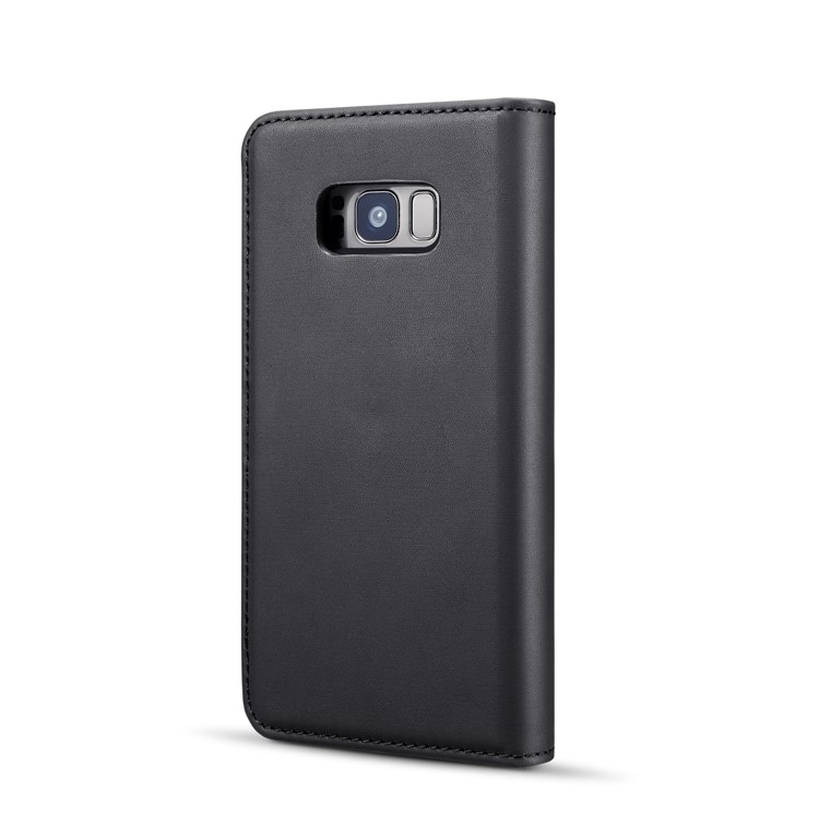 DG.MING for Samsung Galaxy S8 Plus SM-G955 Detachable 2 in 1 Split Leather Wallet Mobile Casing - Black-6