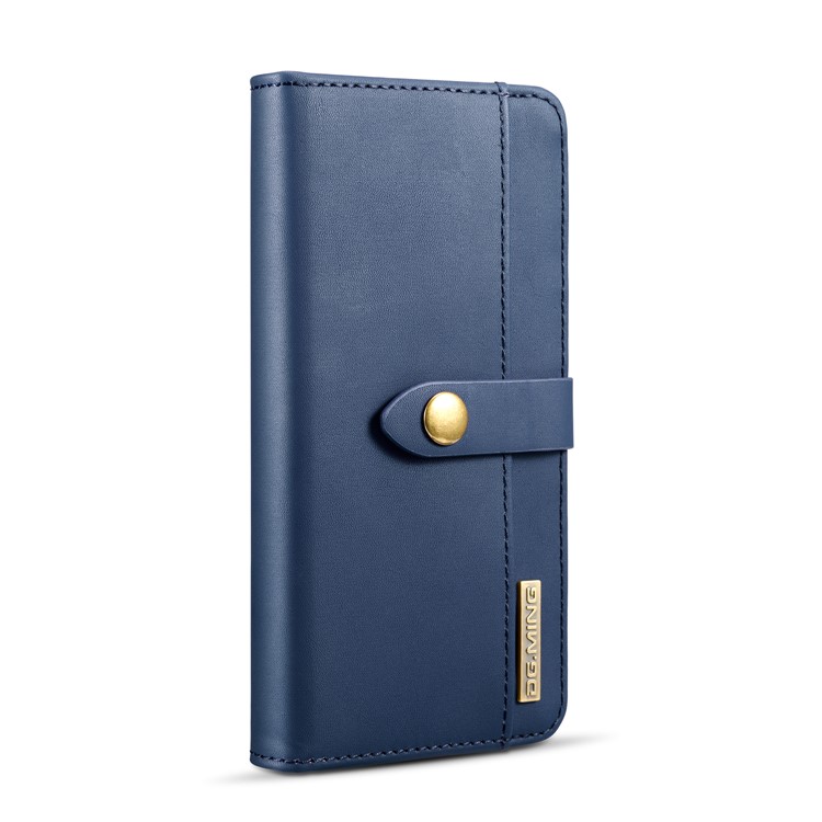 DG.MING for Samsung Galaxy S8 Plus SM-G955 Detachable 2 in 1 Split Leather Wallet Mobile Casing Shell - Blue-3