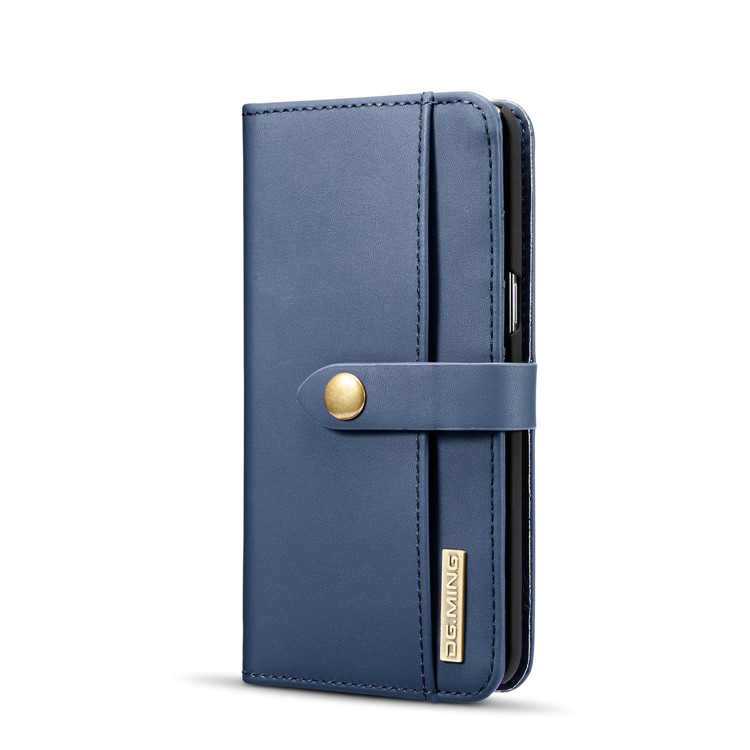 DG.MING for Samsung Galaxy S8 Plus SM-G955 Detachable 2 in 1 Split Leather Wallet Mobile Casing Shell - Blue-5