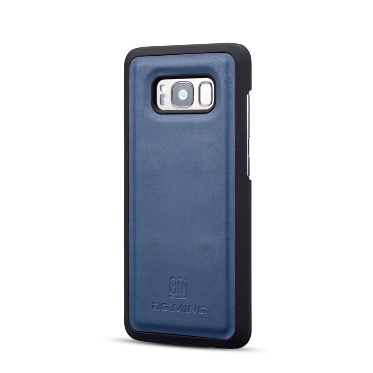 DG.MING for Samsung Galaxy S8 Plus SM-G955 Detachable 2 in 1 Split Leather Wallet Mobile Casing Shell - Blue-7