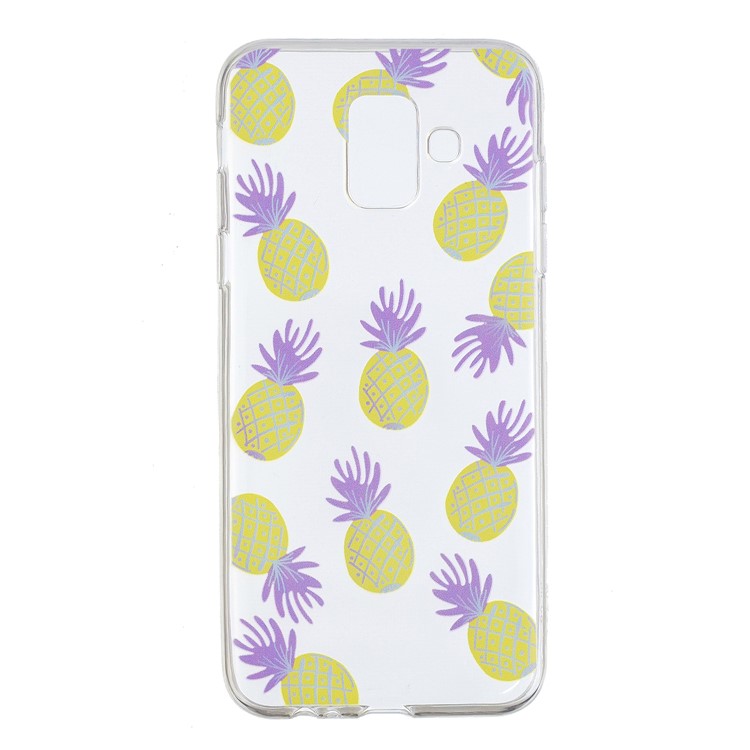 

Pattern Printing Flexible TPU Lightweight Cover for Samsung Galaxy A6 (2018) - Pineapple, Galaxy A6 (2018)