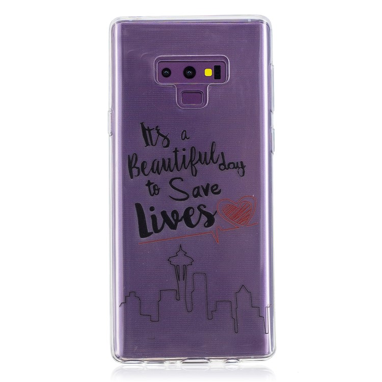 

Pattern Printing Soft TPU Protection Cover Shell for Samsung Galaxy Note9 N960 - Life Quote