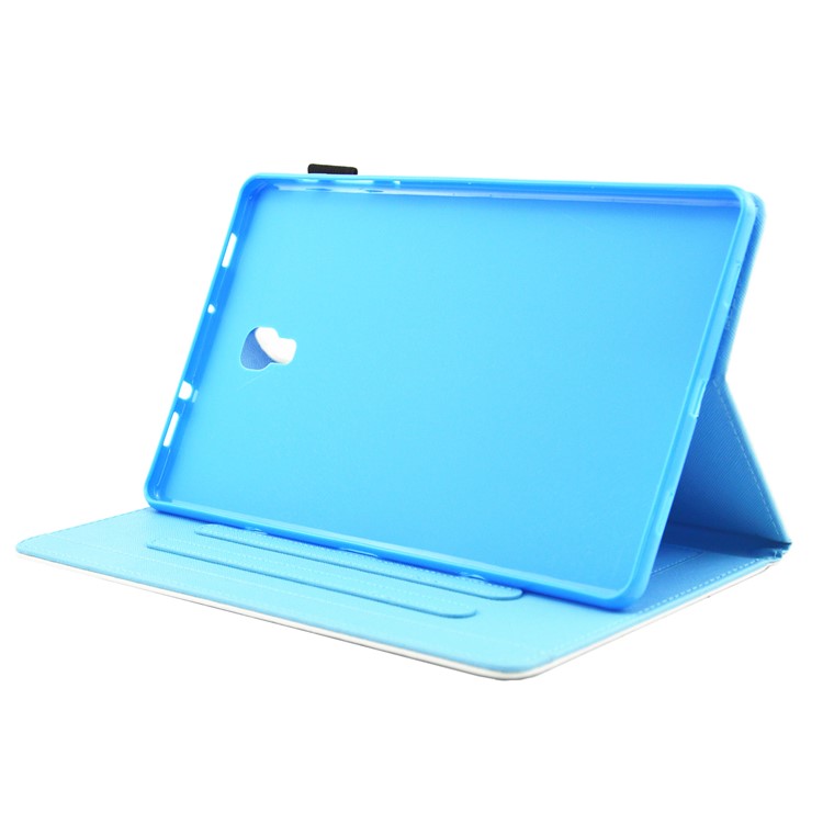 Pattern Printing Multi-angle Stand Card Slots Leather Case for Samsung Galaxy Tab A2 T590 / T595 - Sea Scene-8