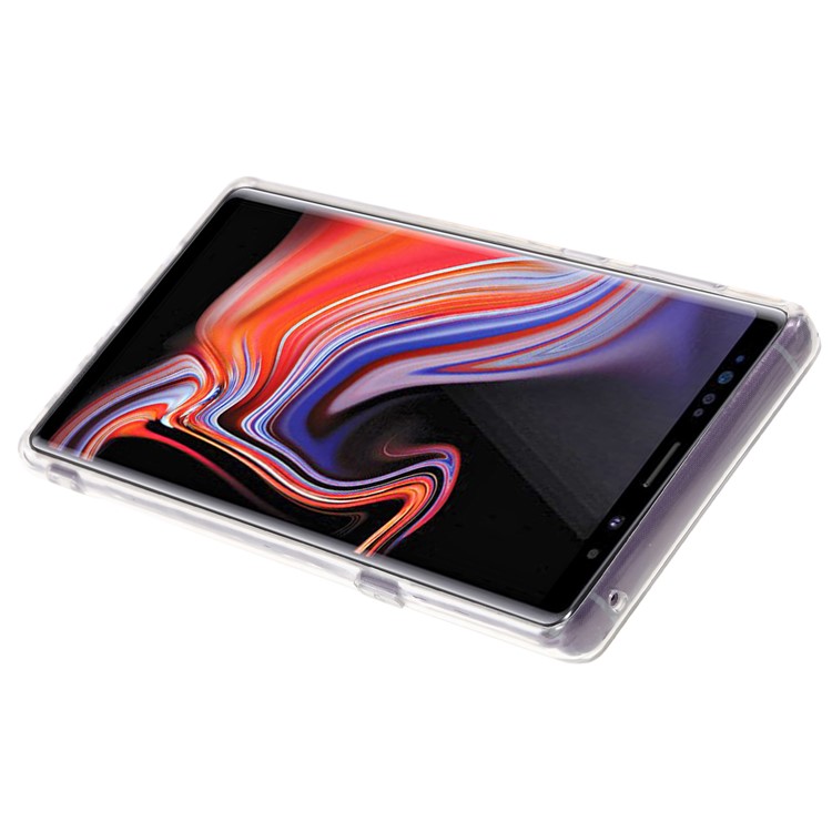 Mirror-like Surface Plated TPU Case with Finger Ring Holder for Samsung Galaxy Note9 SM-N960 - Black-6