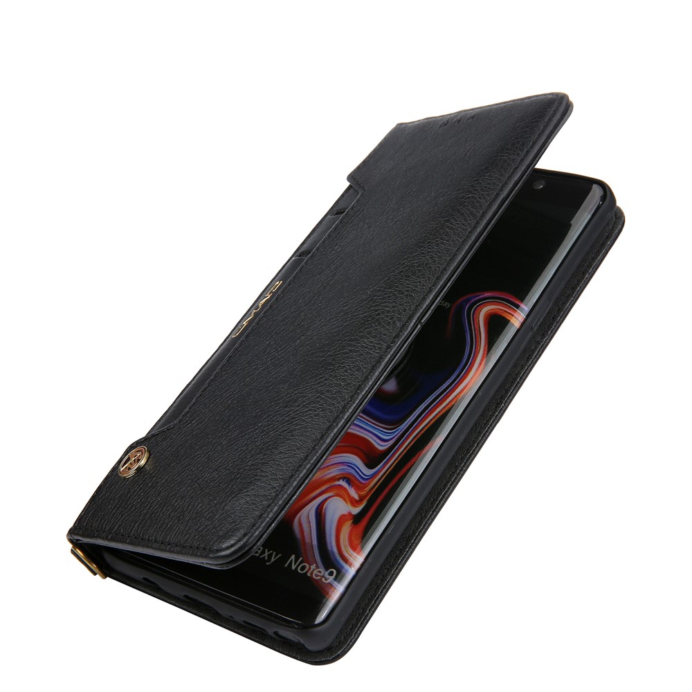 CMAI2 PU Leder Stand Wallet Mobile Case Für Samsung Galaxy Note9 N960 - Schwarz