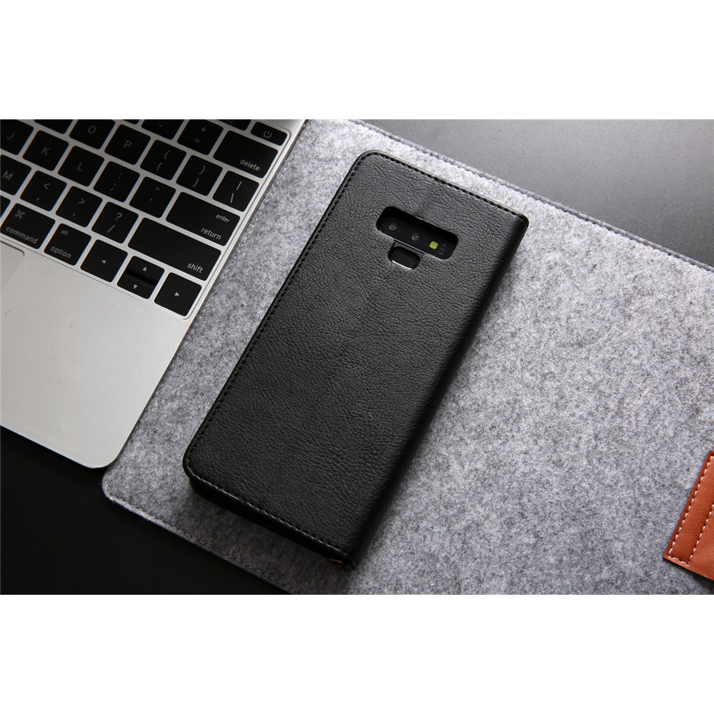 CMAI2 PU en Cuir Support de Portefeuille Mobile Pour Samsung Galaxy Note9 N960 - le Noir