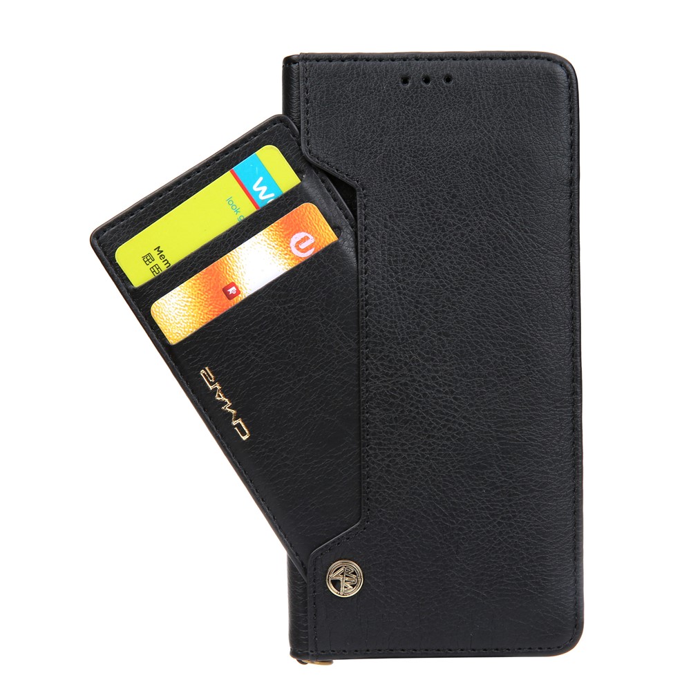 CMAI2 PU en Cuir Support de Portefeuille Mobile Pour Samsung Galaxy Note9 N960 - le Noir